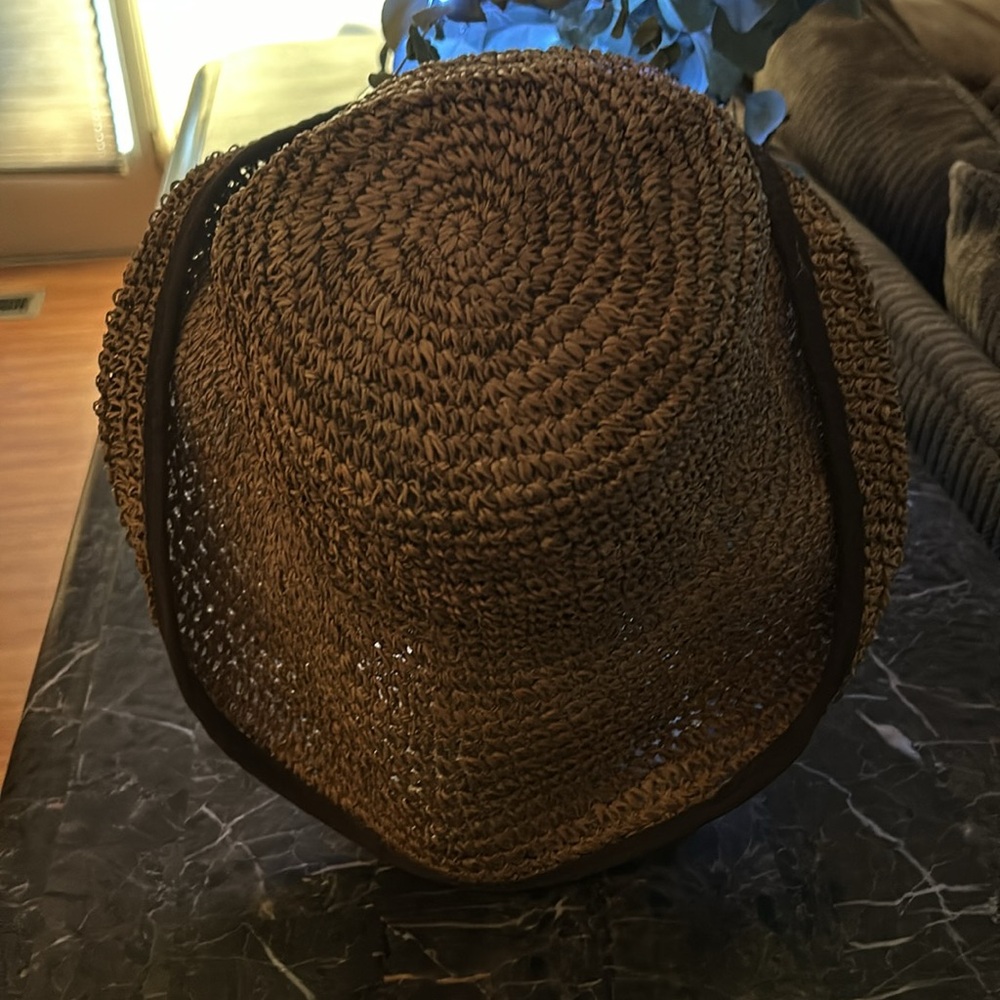 Kathy Jeanne Jute Hat with Comfort Wear Stretch Band - Picture 4 of 6